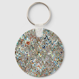 Hong Kong Boat Abstract 3, 2017 SVP Images Key Ring