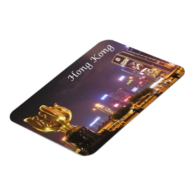 Hong Kong - By Night - Magnet (Left Side)