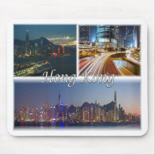 Hong Kong by night Mouse Pad