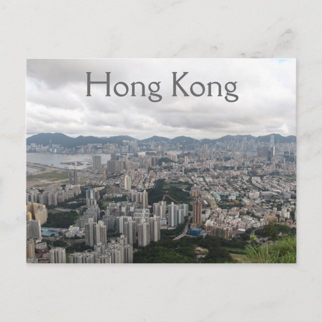 Hong Kong, China Postcard (Front)