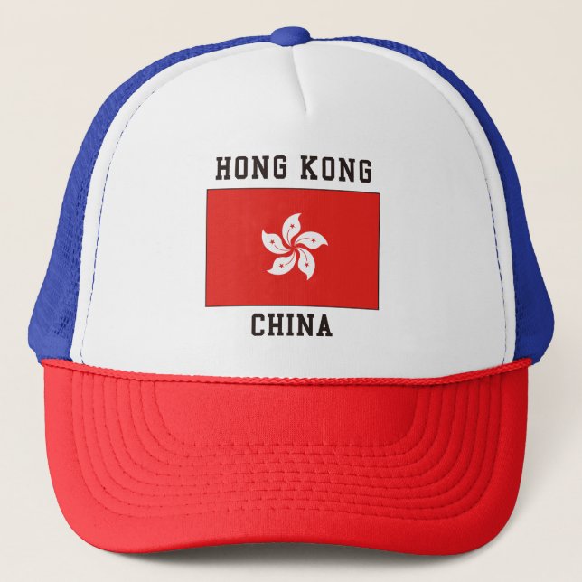 Hong Kong China Trucker Hat (Front)