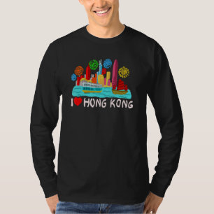 Hong Kong City China souvenir  for men women 6 T-Shirt