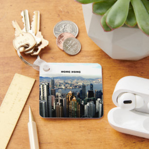 Hong Kong Cityscape Key Ring