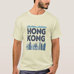 Hong Kong Cityscape Men's T-Shirt