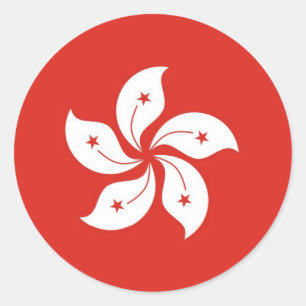 Hong Kong Classic Round Sticker