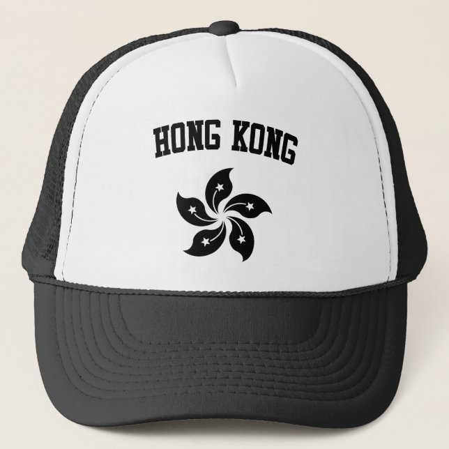 Hong Kong Emblem Trucker Hat (Front)