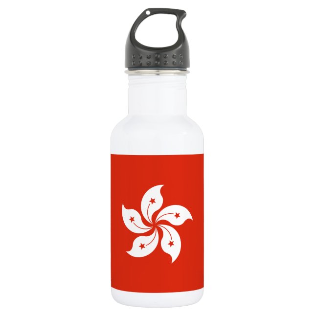 Hong Kong Flag 532 Ml Water Bottle (Front)
