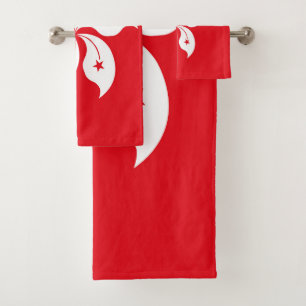Hong Kong flag Bath Towel Set