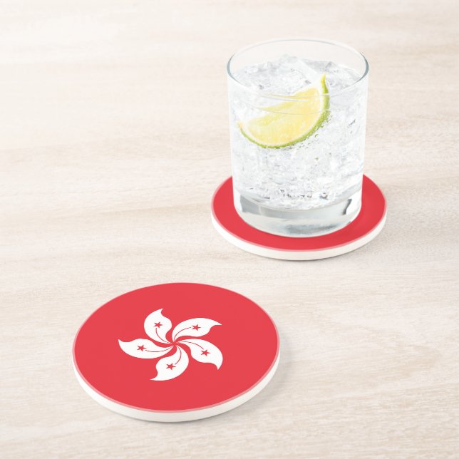 Hong Kong flag Coaster (Side)