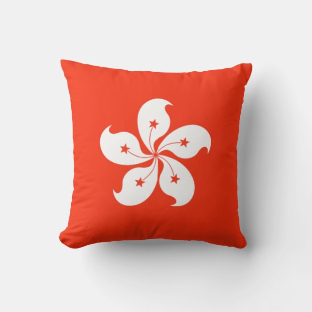 Hong Kong Flag Cushion (Front)