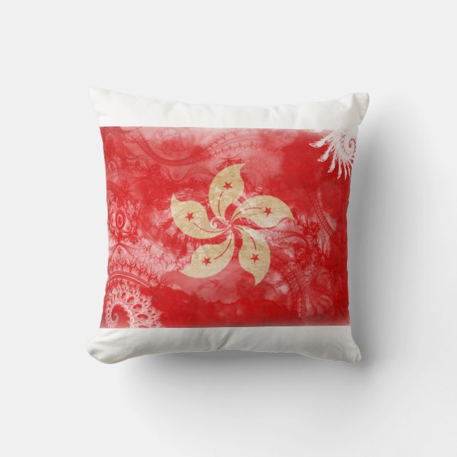 Hong Kong Flag Cushion (Front)