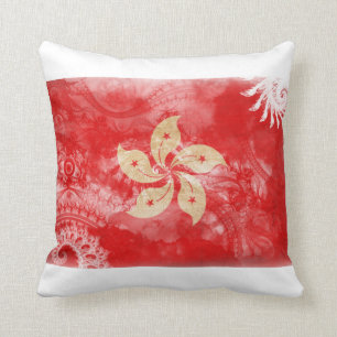 Hong Kong Flag Cushion