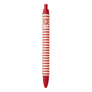 Hong Kong Flag Cute Patriotic Black Ink Pen