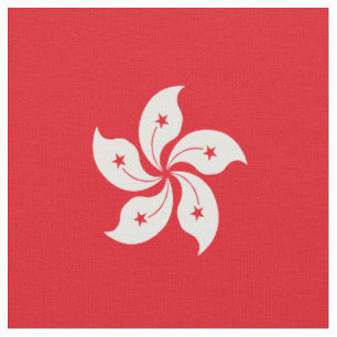 Hong Kong flag Fabric