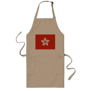 Hong Kong Flag Long Apron