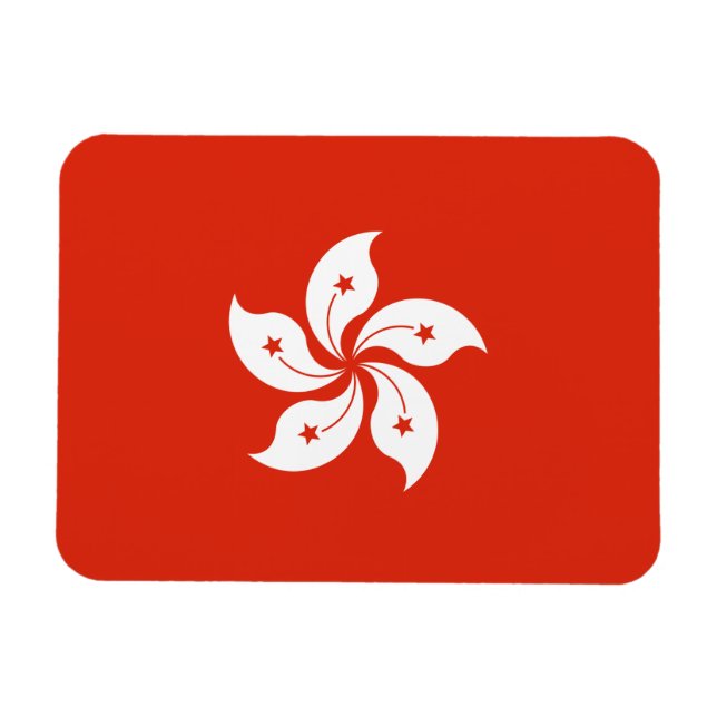 Hong Kong Flag Magnet (Horizontal)