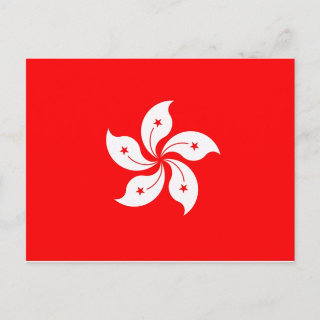 Hong Kong Flag Postcard (Front)
