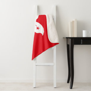 Hong Kong flag Sherpa Blanket