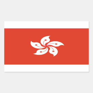 Hong Kong* Flag Sticker