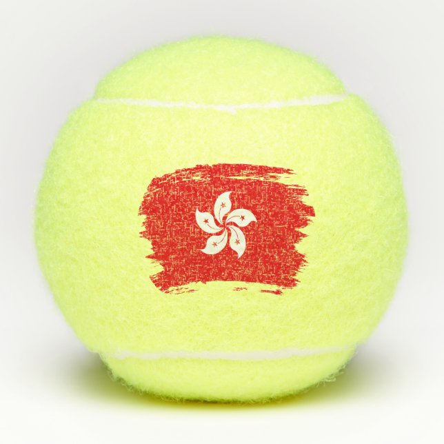 Hong Kong flag Tennis Balls (Front)