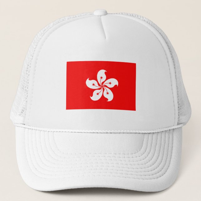 Hong Kong Flag Trucker Hat (Front)