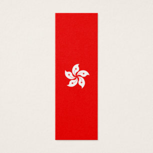 Hong Kong Flag White Orchid on Red