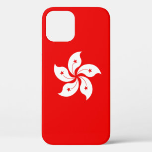 Hong Kong Flag White Orchid Symbol iPhone 12 Case