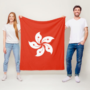 Hong Kong Fleece Blanket