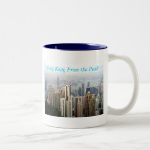 Hong Kong From The Peak Two-Tone Coffee Mug