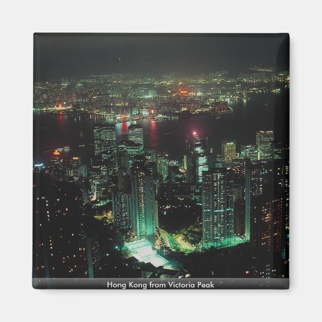 Hong Kong from Victoria Peak Magnet (Front)