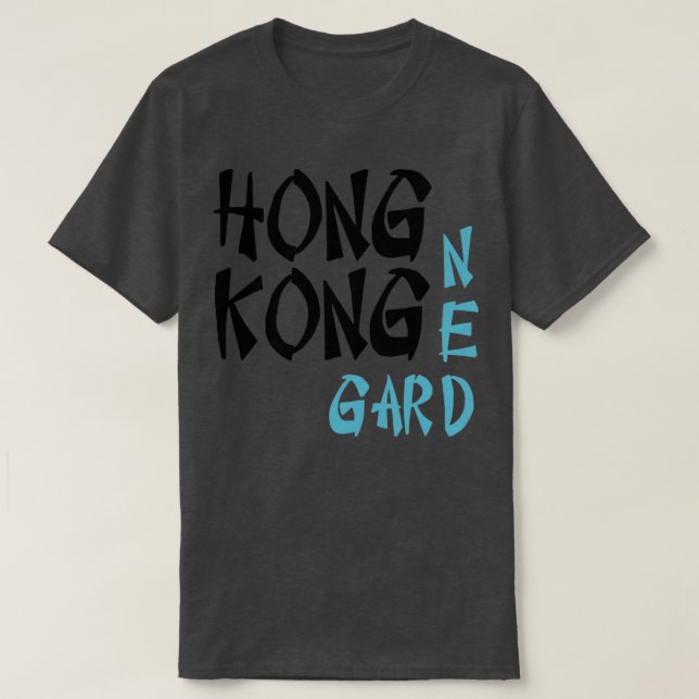 Hong Kong Garden black blue T-Shirt (Design Front)