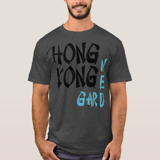 Hong Kong Garden black blue T-Shirt