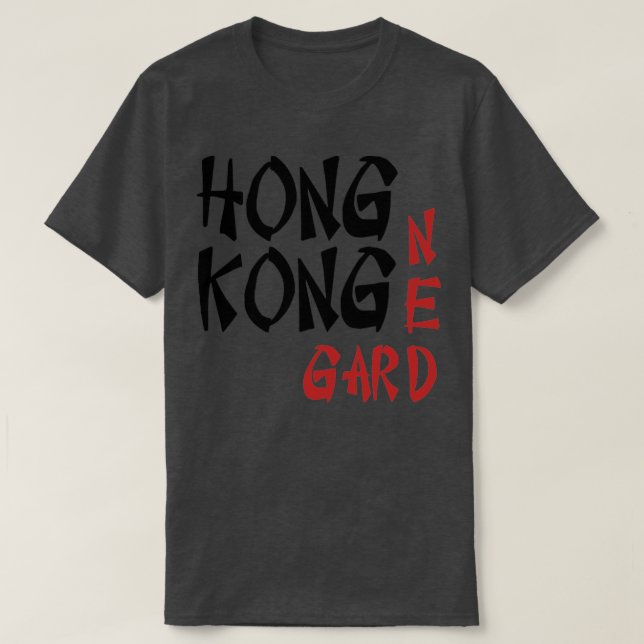 Hong Kong Garden black red T-Shirt (Design Front)