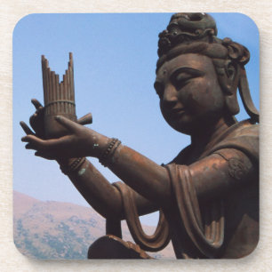 Hong Kong, Lantau Island, Po Lin Monastery Coaster