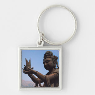 Hong Kong, Lantau Island, Po Lin Monastery Key Ring