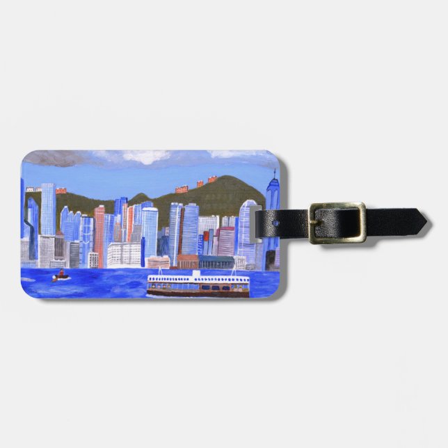 Hong Kong Luggage Tag (Front Horizontal)