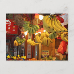 Hong Kong Market Postcard