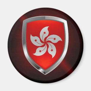Hong Kong Metallic Emblem Magnet