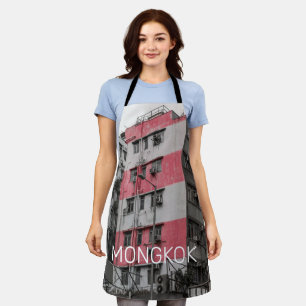 Hong Kong Mongkok China Kowloon Fine Art Souvenir Apron