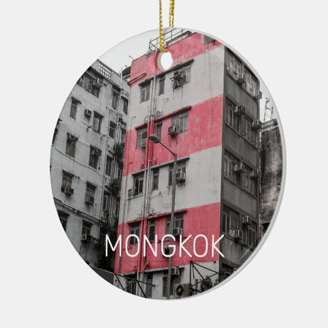 Hong Kong Mongkok China Kowloon Fine Art Souvenir Ceramic Ornament (Left)