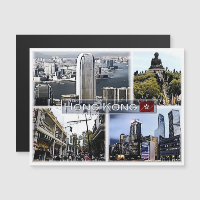 Hong Kong - Mosaic - (Front/Back)
