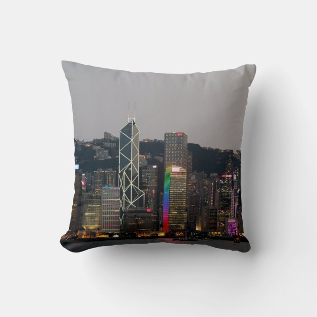 Hong Kong Night Cushion (Front)
