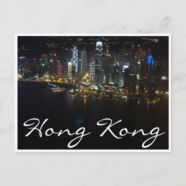 hong kong ozone view postcard (Front)