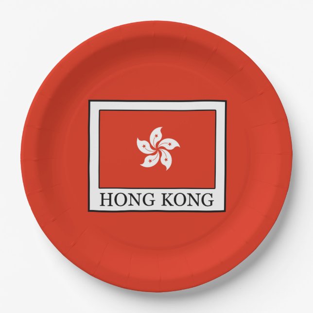 Hong Kong Paper Plate (Front)