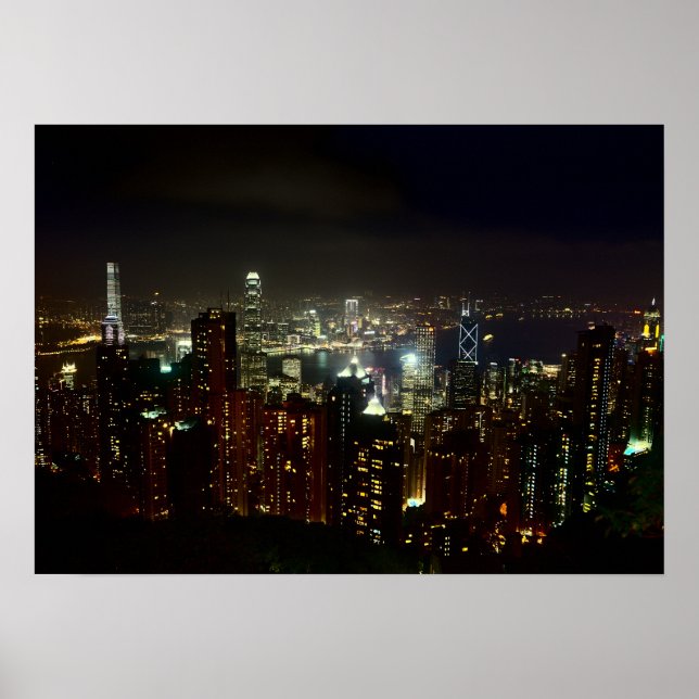 Hong Kong Peak Night Poster (Front)