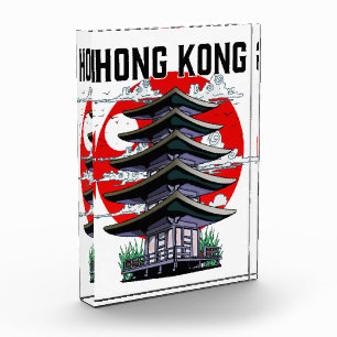 Hong Kong Postcard Photo Block