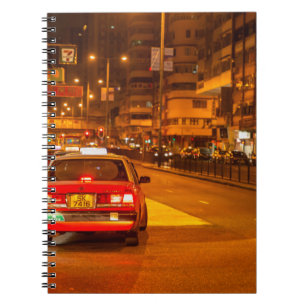 Hong Kong quiet nigh street travel scene at Mong k Notebook