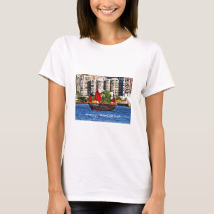 Hong Kong Sampan The Pearl of the Orient T-Shirt