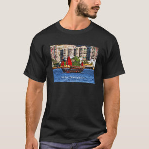 Hong Kong Sampan The Pearl of the Orient T-Shirt
