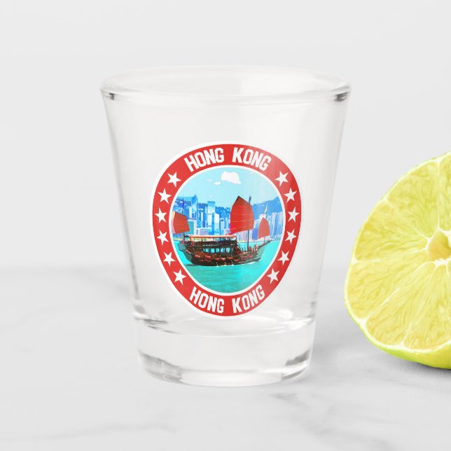 Hong Kong                                          Shot Glass (Front)
